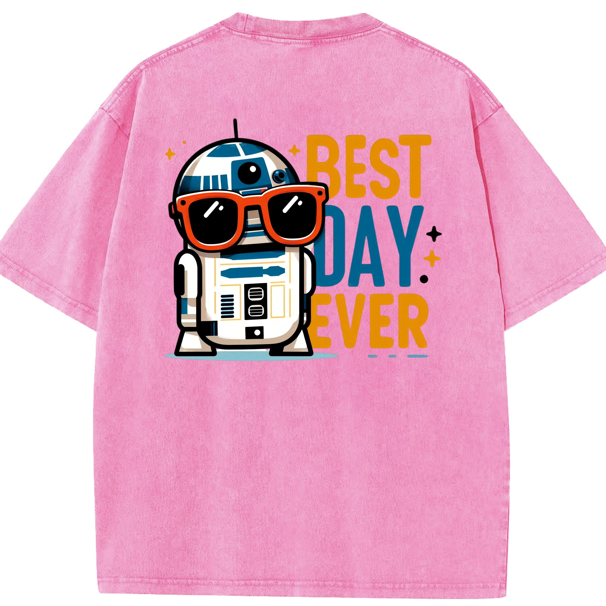 （画像用） スター・ウォーズ Star Wars 綿100% ヴィンテージ風 半袖Tシャツ（背面プリント）
